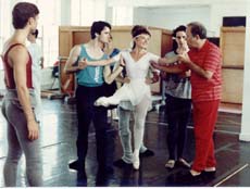 London City Ballet rehearsal, with Andre Prokovski