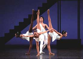 Rasta Thomas, Kelleye A. Saunders, Tai Jimenez and Andrea Long in 'Apollo'.
