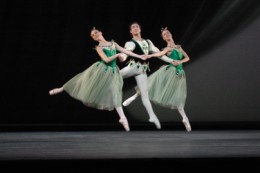 Samantha Raine, Helen Crawford and Jose Martin in Emeralds